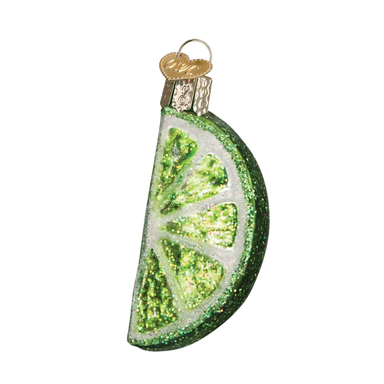 Old World Christmas 2.25 In Lime Slice Christmas Tree Ornament , Fruit Tart Sour